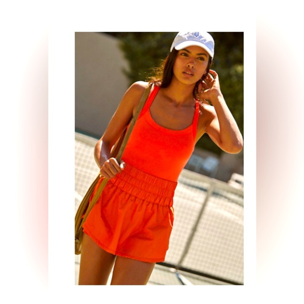 Sold out online! Free People skortsie- orange